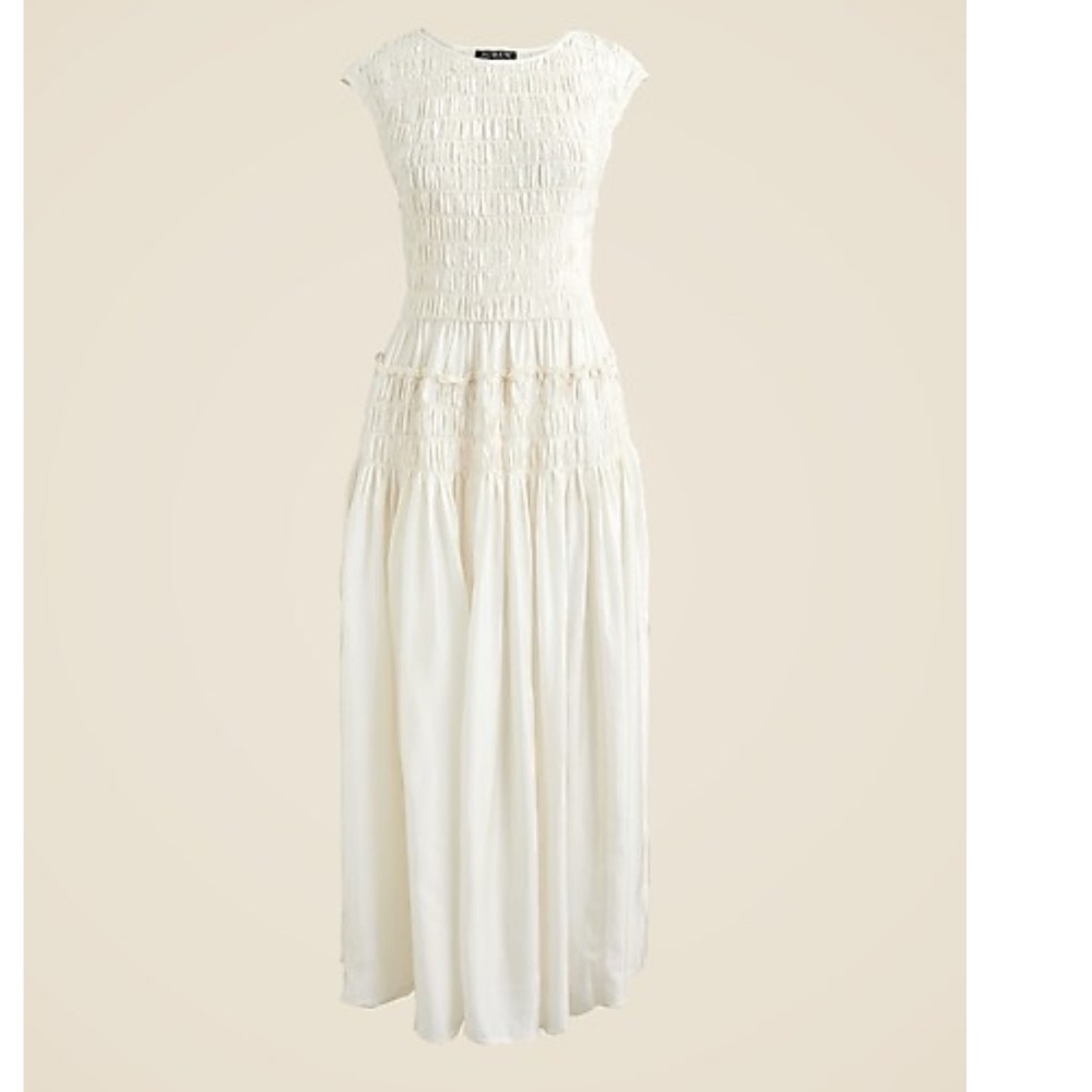 JCREW Maude dress in drapey viscose twill